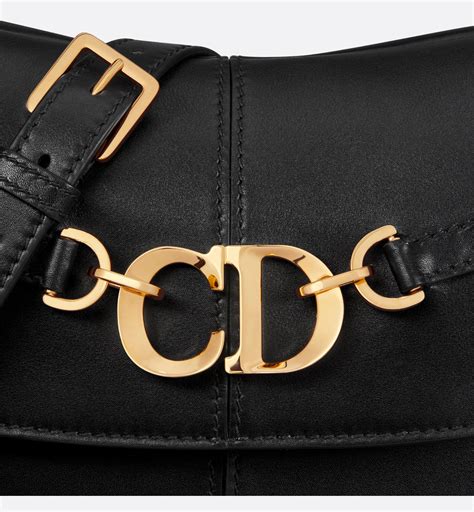 dior besace|Small CD Besace Bag Black Calfskin .